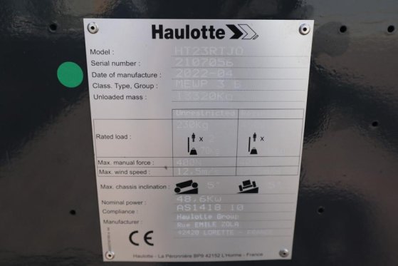 Haulotte HT23RTJ O Valid Inspection, *Guarantee! Diesel, 4x Haulotte HT23RTJ O Valid Inspection, *Guarantee! Diesel, 4x 20...