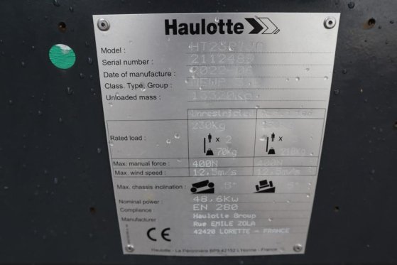 Haulotte HT23RTJ O Valid Inspection, *Guarantee! Diesel, 4x Haulotte HT23RTJ O Valid Inspection, *Guarantee! Diesel, 4x 20...