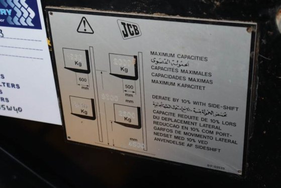 JCB 926 Diesel, 4x4 Drive, Triplex mast, 5500mm Liftin 10215 2014 2 Rough Terrain Forklift image 36