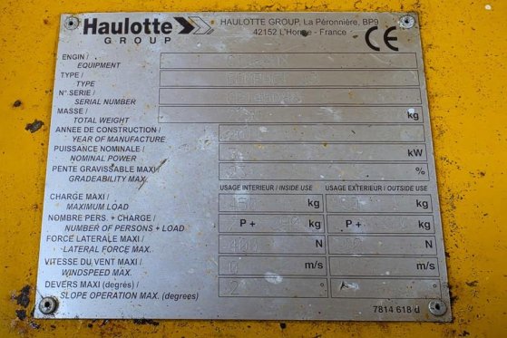 Haulotte Compact 10 Electric, 10m Working Height, 450kg Cap Haulotte Compact 10 Electric, 10m Working Height, 450kg Cap 20...