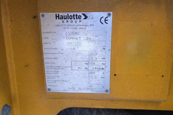 Haulotte Compact 12DX Diesel, 4x4 Drive, 12m Working Height Haulotte Compact 12DX Diesel, 4x4 Drive, 12m Working Height 20...