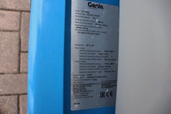Genie GS1932 E-Drive E-drive, 8m Working Height, Non Mar 4842 2021 2 Scissor Lifts image 6
