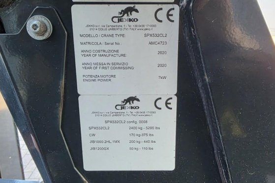 Jekko SPX532CL Electric, Remote Controlled, 17.3m Liftin Jekko SPX532CL Electric, Remote Controlled, 17.3m Liftin 2020 2 C...