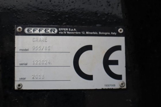Effer 955/8S Volvo 540 Euro 6, 8x2x4 Drive, Fully Remote EFFER 955/8S Volvo 540 Euro 6, 8x2x4 Drive, Fully Remote 2015 2 M...