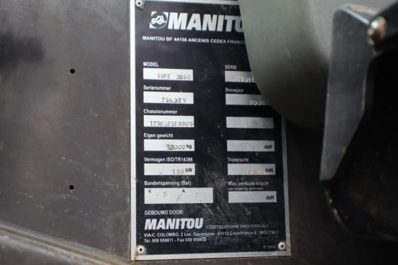 Manitou MRT3050 Diesel, 4x4x4 Drive, 5000kg Capacity, 30m MRT3050 Diesel, 4x4x4 Drive, 5000kg Capacity, 30m 2008 2 image 6