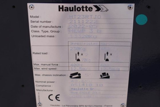 Haulotte HT23RTJ O Valid Inspection, *Guarantee! Diesel, 4x Haulotte HT23RTJ O Valid Inspection, *Guarantee! Diesel, 4x 20...