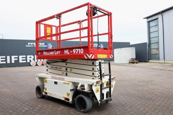 Holland Lift Ecostar HL-9710 Electric, 12m Working Height, 325k Holland lift Ecostar HL-9710 Electric, 12m Working Height,...