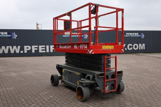 Holland Lift Ecostar HL-9714 Electric, 12m Working Height, 325k Holland lift Ecostar HL-9714 Electric, 12m Working Height,...