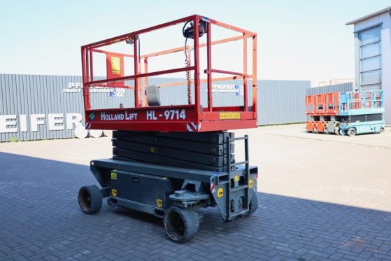Holland Lift Ecostar HL-9714 Electric, 12m Working Height, 325k Holland lift Ecostar HL-9714 Electric, 12m Working Height,...