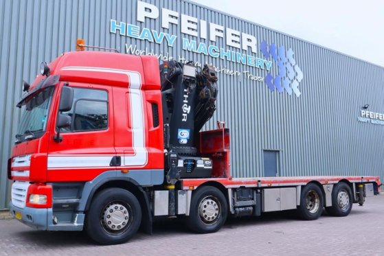 DAF CF85 With HMF 85t/m Crane Dutch Registration, HMF CF85 With HMF 85t/m Crane Dutch Registration, HMF 2007 2 Mobile Cran...