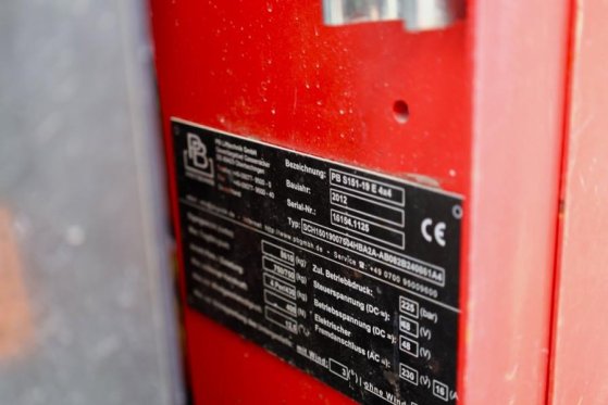 PB Lifttechnik S151-19E 4x4 Electric, 4x4 Drive, 15m Working Heig PB Lifttechnik S151-19E 4x4 Electric, 4x4 Drive, 15m Wor...