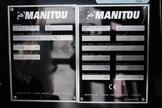 Manitou M30-4 Valid inspection, *Guarantee! Diesel, 4x4 D M30-4 Valid inspection, *Guarantee! Diesel, 4x4 D 2024 2 Rough T...