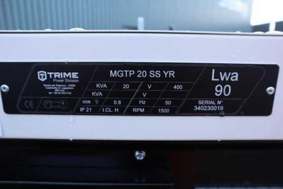 Trime MGTP 20 SS YR Valid inspection, *Guarantee! Diesel Trime MGTP 20 SS YR Valid inspection, *Guarantee! Diesel 2023 2 G...
