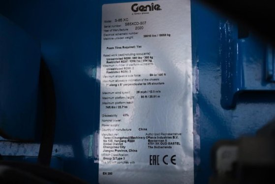 Genie S85XC Valid inspection, *Guarantee! Diesel, 4x4 Dr S85XC Valid inspection, *Guarantee! Diesel, 4x4 Dr 2020 2 image 22