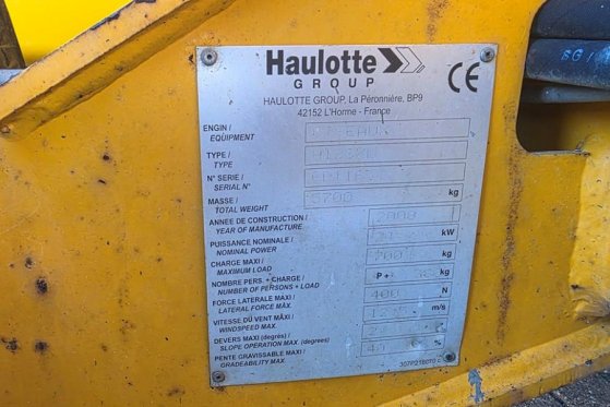 Haulotte H12SXL As-Is, Diesel, 4x4 Drive, 12m Working Heigh Haulotte H12SXL As-Is, Diesel, 4x4 Drive, 12m Working Heigh 20...