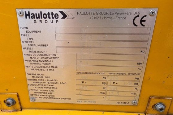 Haulotte STAR 10 Electric, 10m Working Height, 3m Reach, 20 Haulotte STAR 10 Electric, 10m Working Height, 3m Reach, 20 20...