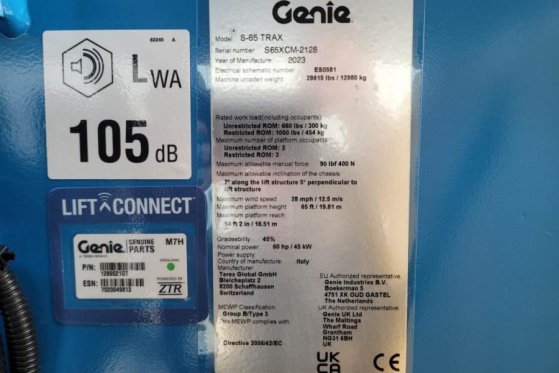 Genie S65XC Trax Valid inspection, *Guarantee! Diesel, 4 S65XC Trax Valid inspection, *Guarantee! Diesel, 4 2023 2 image 21