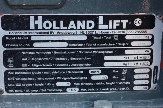 Holland Lift Ecostar HL-11816 Electric, 14m Working Height, 30 Holland lift Ecostar HL-11816 Electric, 14m Working Height,...
