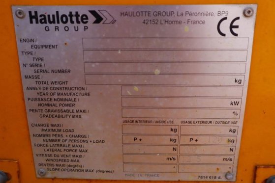 Haulotte Star 10 Electric, 10m Working Height, 3m Reach, 20 Haulotte Star 10 Electric, 10m Working Height, 3m Reach, 20 20...