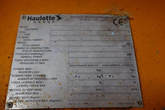 Haulotte Compact 10 Electric, 10m Working Height, 450kg Cap Haulotte Compact 10 Electric, 10m Working Height, 450kg Cap 20...