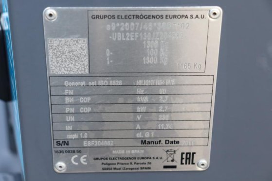 Atlas Copco HiLight H5+ SV2 Valid inspection, Max Boom Height HiLight H5+ SV2 Valid inspection, Max Boom Height 2020 2 ima...