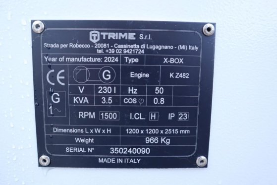 Trime X-BOX 4x320W Valid inspection, Hydr. Vertical towe Trime X-BOX 4x320W Valid inspection, Hydr. Vertical towe 2024 2 i...