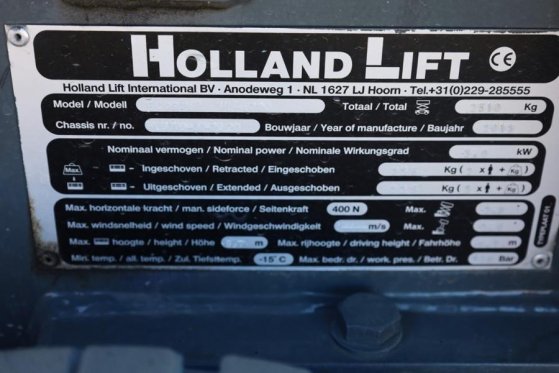Holland Lift Ecostar HL-9710 Electric, 12m Working Height, 325k Holland lift Ecostar HL-9710 Electric, 12m Working Height,...