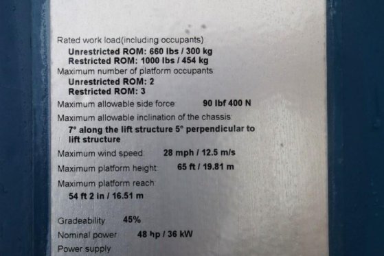 Genie S65XC Valid inspection, *Guarantee! Diesel, 4x4 Dr S65XC Valid inspection, *Guarantee! Diesel, 4x4 Dr 2020 2 image 7