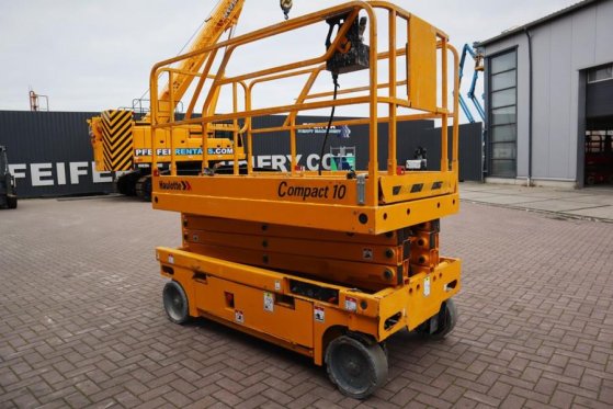 Haulotte Compact 10 Electric, 10m Working Height, 450kg Cap Haulotte Compact 10 Electric, 10m Working Height, 450kg Cap 20...