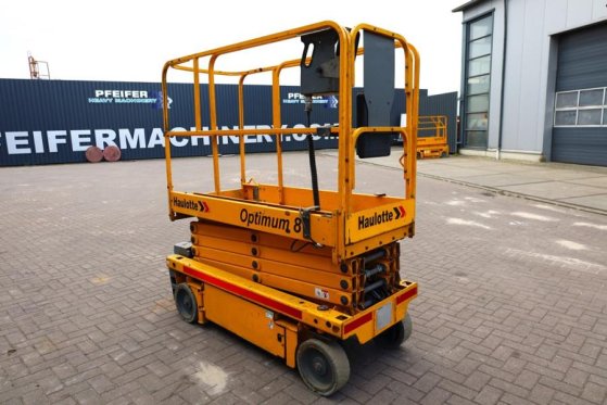 Haulotte Optimum 8 As-Is, Electric, 7.77m Working Height, 2 Haulotte Optimum 8 As-Is, Electric, 7.77m Working Height, 2 20...