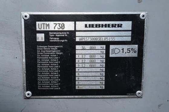 Liebherr LTM1045-1 As-Is, Non working, 6x6x6 Drive, 45t Cap 683 2006 2 Mobile Cranes image 7