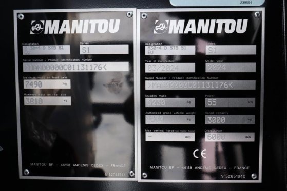 Manitou M30-4 Valid inspection, *Guarantee! Diesel, 4x4 D M30-4 Valid inspection, *Guarantee! Diesel, 4x4 D 2024 2 Rough T...
