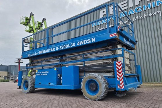 Holland Lift Megastar G320DL30 4WDS/N Diesel, 4x4x4 Drive, 34m Holland lift Megastar G320DL30 4WDS/N Diesel, 4x4x4 Drive, ...