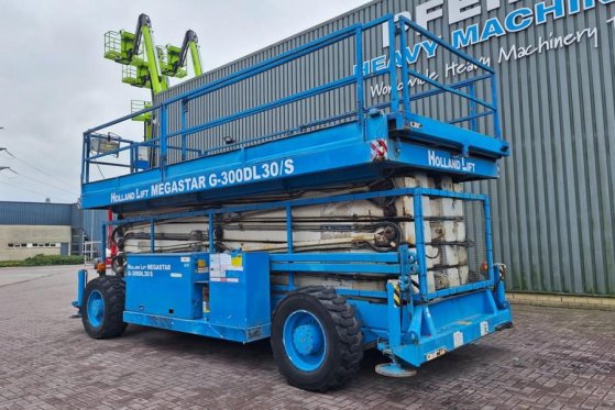Holland Lift Megastar G-300DL30/S Diesel, 4x4x4 Drive, 33.5m Wo Holland lift Megastar G-300DL30/S Diesel, 4x4x4 Drive, 33....