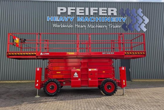 LGMG SR1623D Diesel 4x4 Drive, 18m Working Height, 680 LGMG SR1623D Diesel 4x4 Drive, 18m Working Height, 680 2023 2 Sciss...