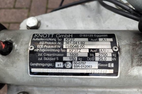Saris C2700 2 Axel Trailer, Maximum payload: 2045 kg, In Saris C2700 2 Axel Trailer, Maximum payload: 2045 kg, In 2019 2 i...