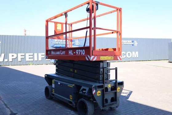 Holland Lift Ecostar HL-9710 Electric, 12m Working Height, 325k Holland lift Ecostar HL-9710 Electric, 12m Working Height,...