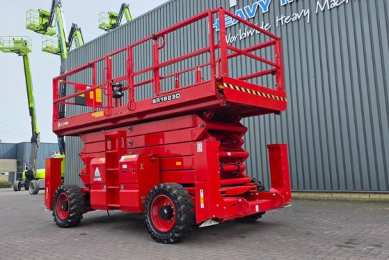 LGMG SR1623D Diesel 4x4 Drive, 18m Working Height, 680 LGMG SR1623D Diesel 4x4 Drive, 18m Working Height, 680 2023 2 Sciss...