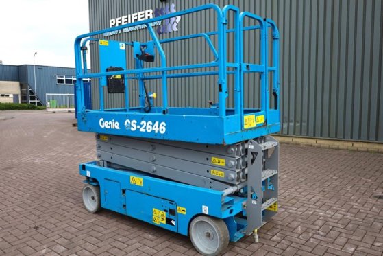 Genie GS2646 Electric, Working Height 9.80m, Capacity 45 GS2646 Electric, Working Height 9.80m, Capacity 45 2013 2 Scissor...