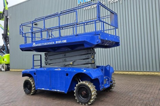 PB LIFT S151-19EGI Electric, 4x4 Drive, 15m Working H PB LIFT S151-19EGI Electric, 4x4 Drive, 15m Working H 2010 2 Scissor...
