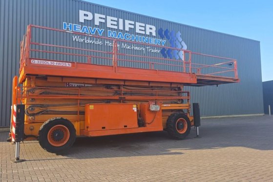 Holland Lift Megastar G320DL30-4WDS/N Diesel, 4x4x4 Drive, 34m Holland lift Megastar G320DL30-4WDS/N Diesel, 4x4x4 Drive, ...