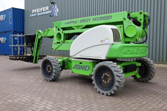 Niftylift HR21 HYBRID As - Is, Hybrid, 4x4 Drive, 21m Workin Niftylift HR21 HYBRID As - Is, Hybrid, 4x4 Drive, 21m Workin ...