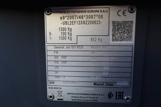 Atlas Copco Hilight H6+ Valid inspection, *Guarantee! Max Boo Hilight H6+ Valid inspection, *Guarantee! Max Boo 2022 2 ima...