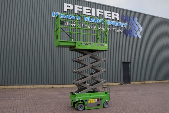 Fronteq FS0407E New, CE Declaration, 6m Working Height, 23 Fronteq FS0407E New, CE Declaration, 6m Working Height, 23 2021...