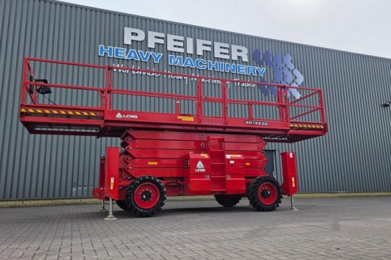 LGMG SR1623D Diesel 4x4 Drive, 18m Working Height, 680 LGMG SR1623D Diesel 4x4 Drive, 18m Working Height, 680 2023 2 Sciss...