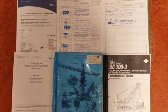 Sumitomo SC700-II 70t Capacity, 43m Boom, 31m Movable Jib, Sumitomo SC700-II 70t Capacity, 43m Boom, 31m Movable Jib, 1998...