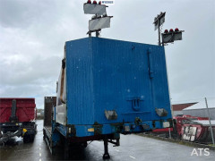 Kel-Berg Machine trailer w/ Hydraulic driving bridge