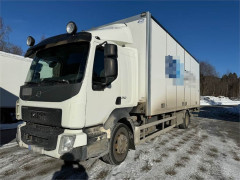 Volvo FL 250 4x2 box truck w/ full side opening.