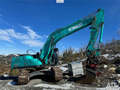 Kobelco SK260LC-10 Crawler excavator w/ 3 buckets, rototil