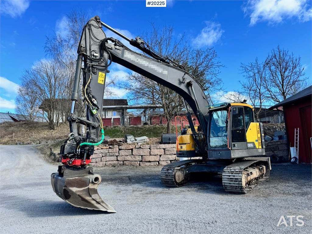 Volvo ECR235 Tracked excavator w/ GPS, Rototilt and 2 bu image